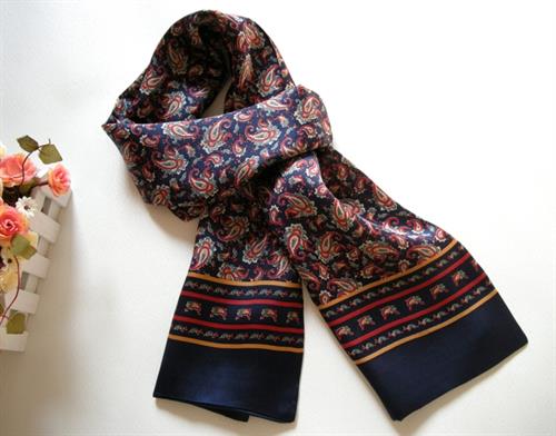 Men Woven Silk Scarves